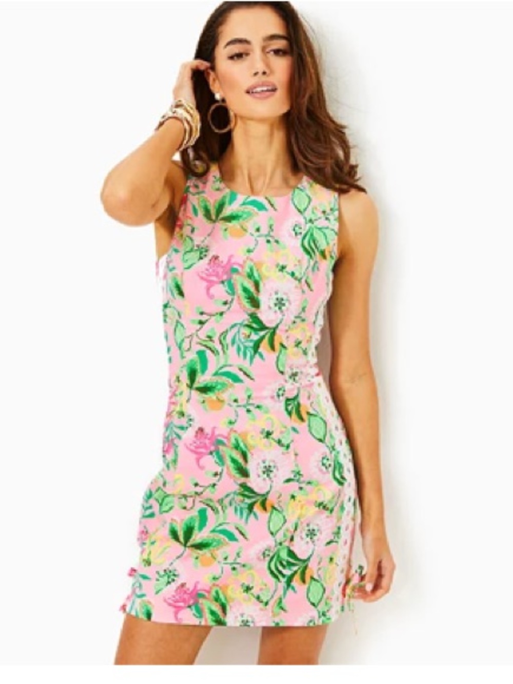 EUC Lilly Pulitzer Mila Stretch Shift Dress in Multi Via Amore Spritzer, 6 - Picture 2 of 2